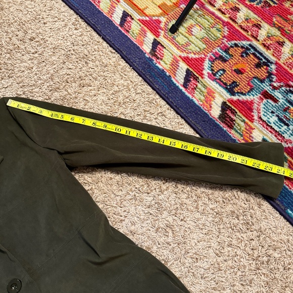 Vintage Sag Harbor Green Faux Suede Jacket - Picture 10 of 13